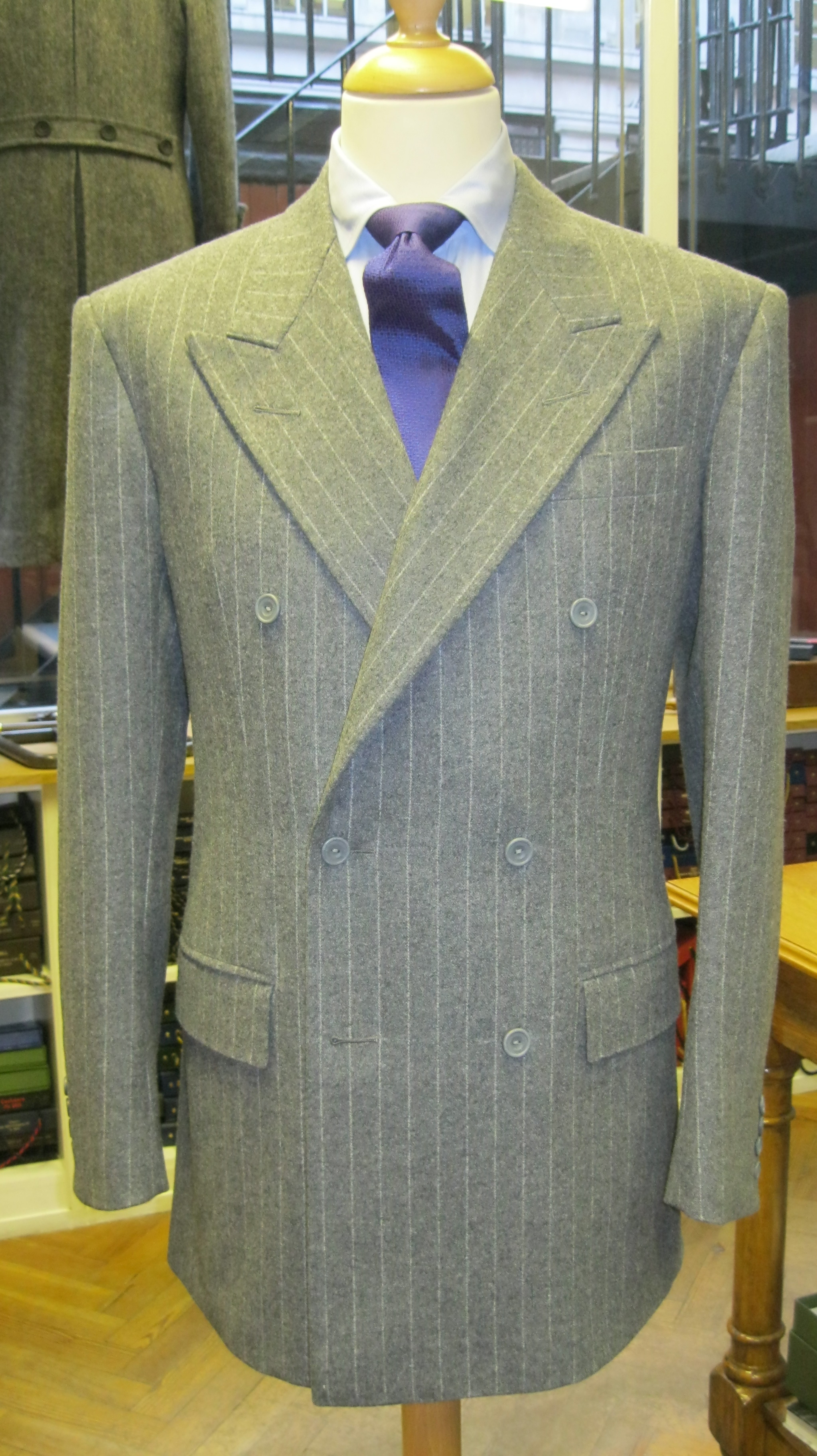 D.B. grey flannel chalk strip